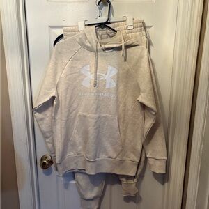 Under Armour Beige Hoodie and‎ Joggers Set